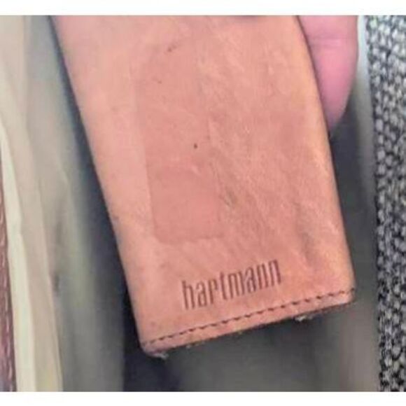 HARTMANN Vintage Tweed And Leather Overnight Weekender - Picture 13 of 14